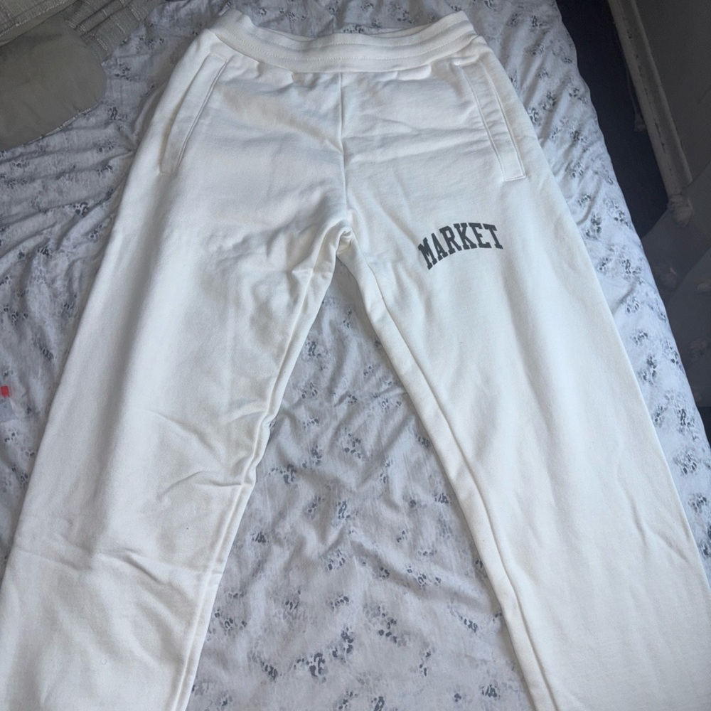 Market White Sweatpants for Men